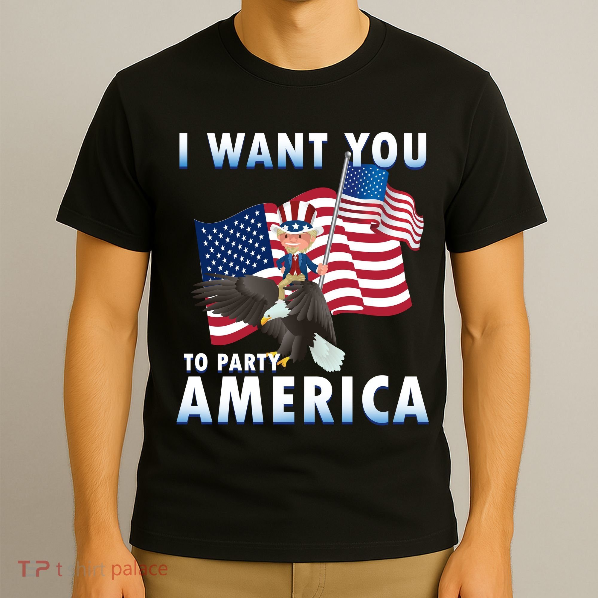 I Want You To Party America T-Shirt