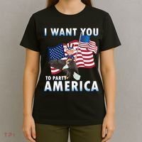 I Want You To Party America T-Shirt thumb 4