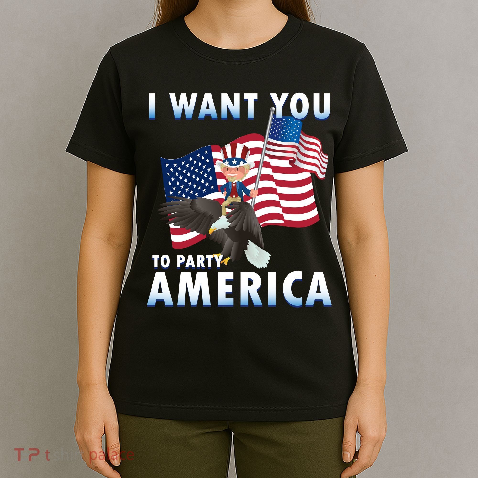 I Want You To Party America T-Shirt