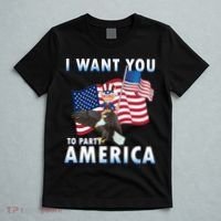 I Want You To Party America T-Shirt thumb 5