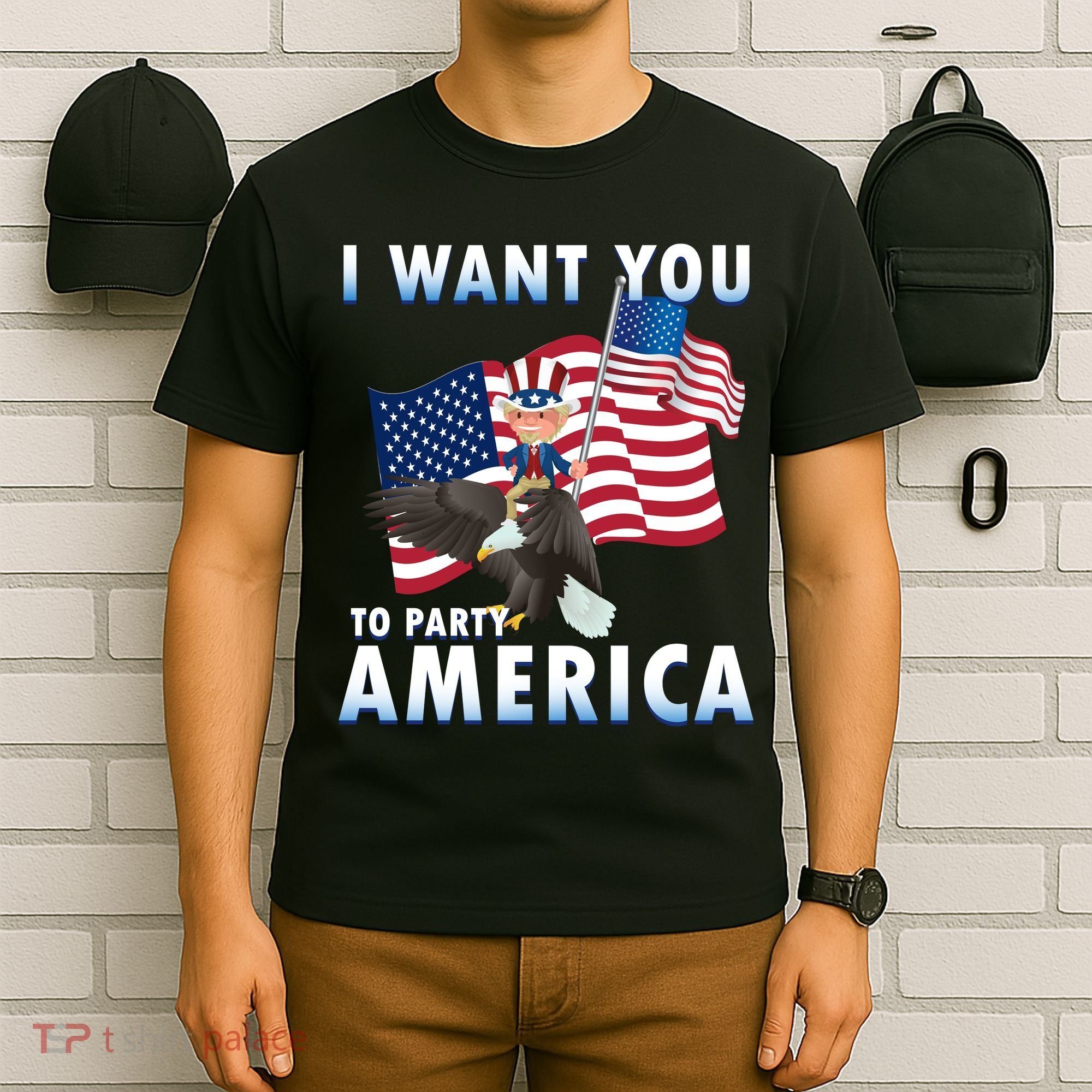 I Want You To Party America T-Shirt