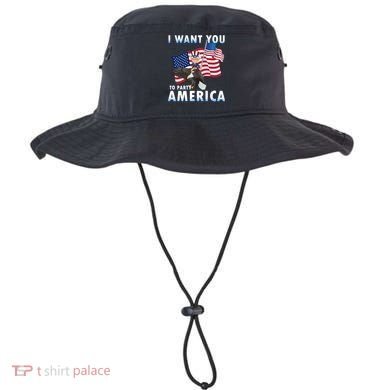 I Want You To Party America Bucket Hat