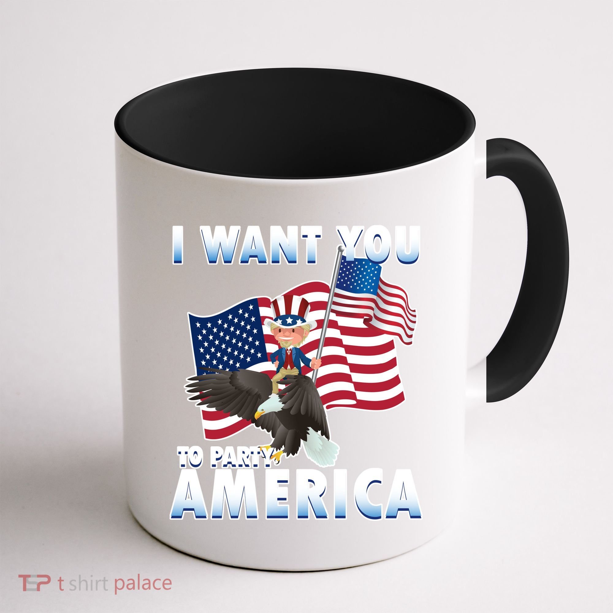 I Want You To Party America Coffee Mug