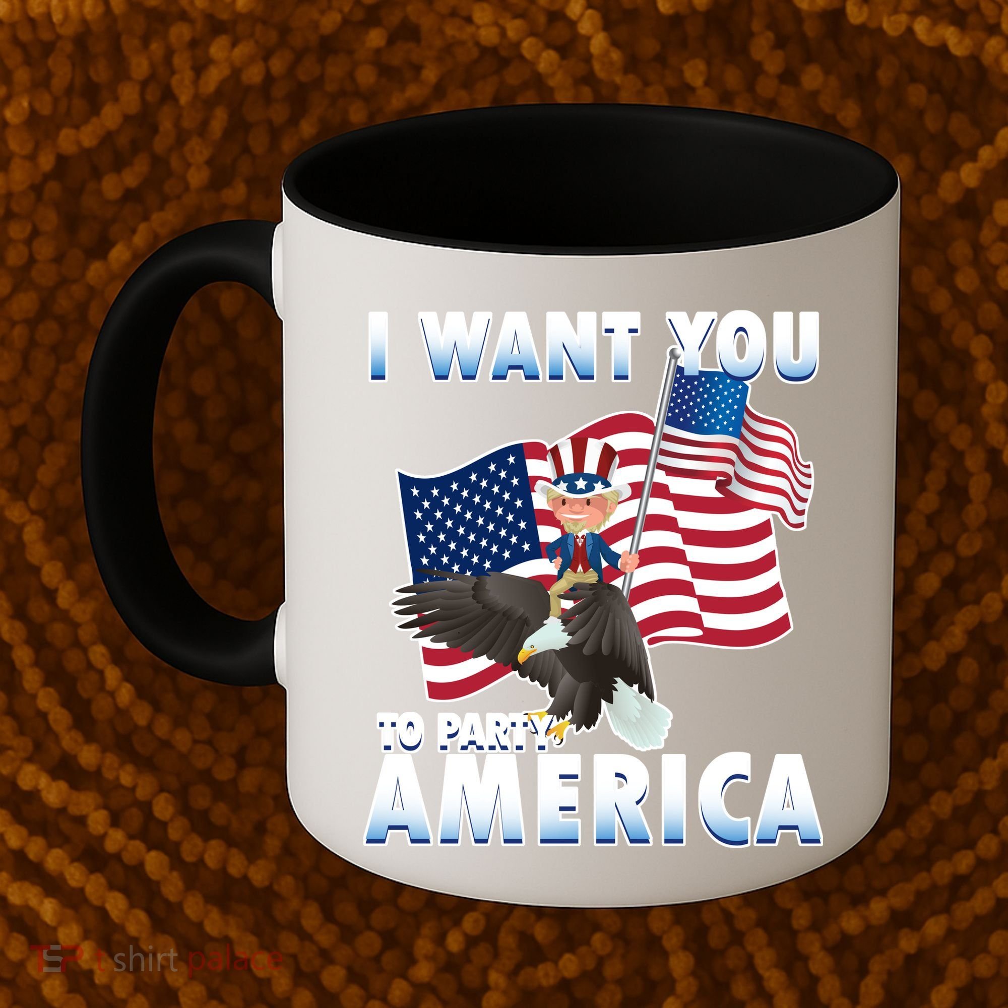 I Want You To Party America Coffee Mug