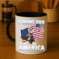 I Want You To Party America Coffee Mug thumb 4