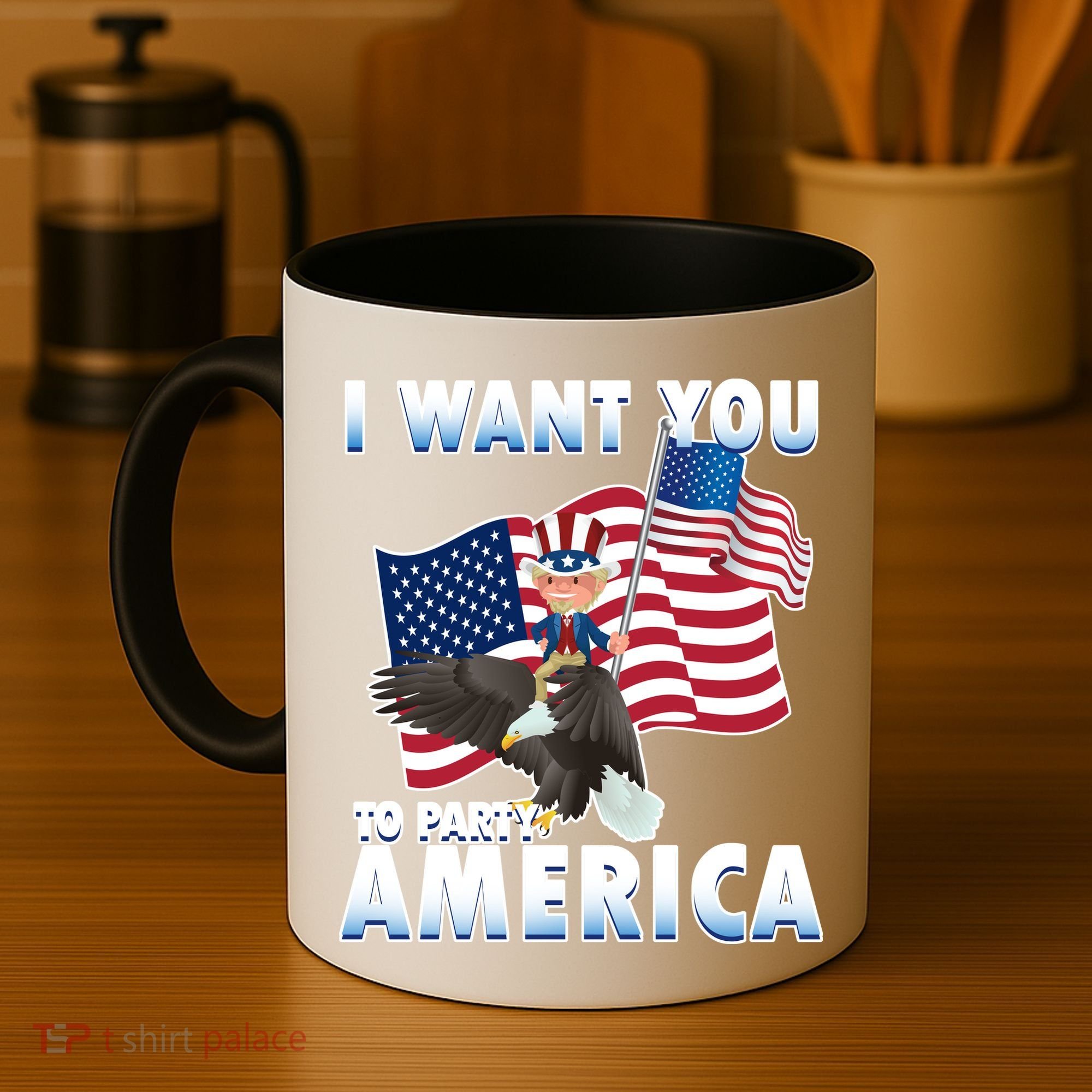 I Want You To Party America Coffee Mug