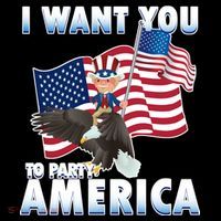 I Want You To Party America Coffee Mug thumb 5