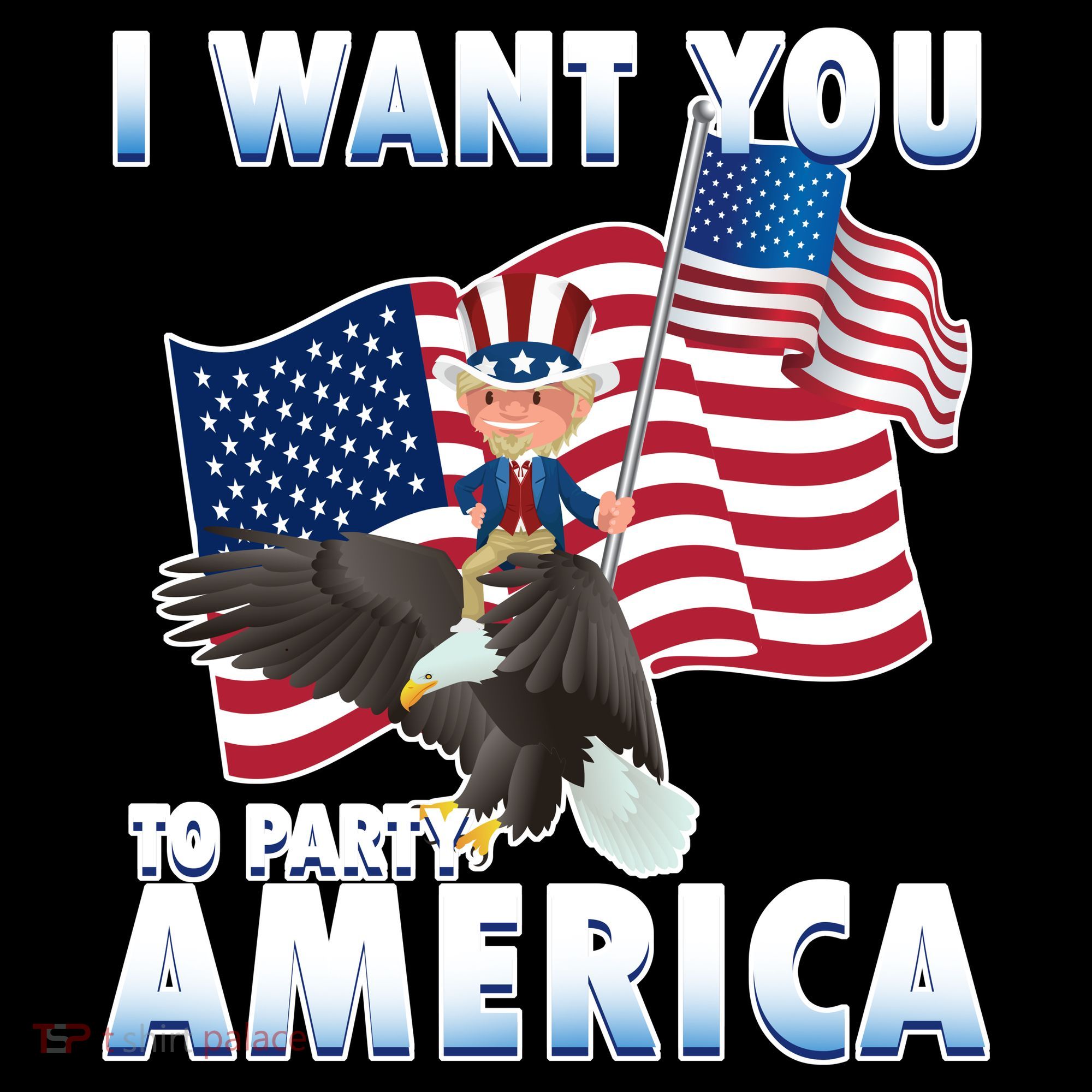 I Want You To Party America Coffee Mug