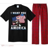 I Want You To Party America Pajama Set thumb 0