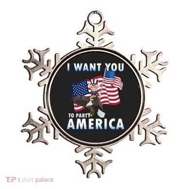 I Want You To Party America Ornament