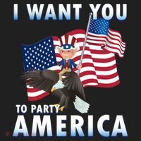 I Want You To Party America Hat thumb 2