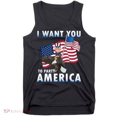 I Want You To Party America Tank Top