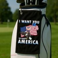 I Want You To Party America Golf Towel thumb 2