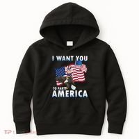I Want You To Party America Kids Hoodie thumb 0