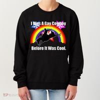 I Was A Gay Cowboy Before It Was Cool Women's Sweatshirt thumb 0