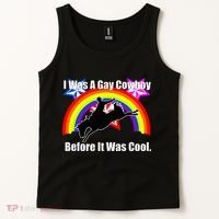 I Was A Gay Cowboy Before It Was Cool Tank Top thumb 2