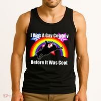 I Was A Gay Cowboy Before It Was Cool Tank Top thumb 3