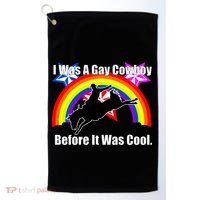 I Was A Gay Cowboy Before It Was Cool Golf Towel thumb 0