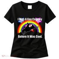 I Was A Gay Cowboy Before It Was Cool Women's T-Shirt thumb 0