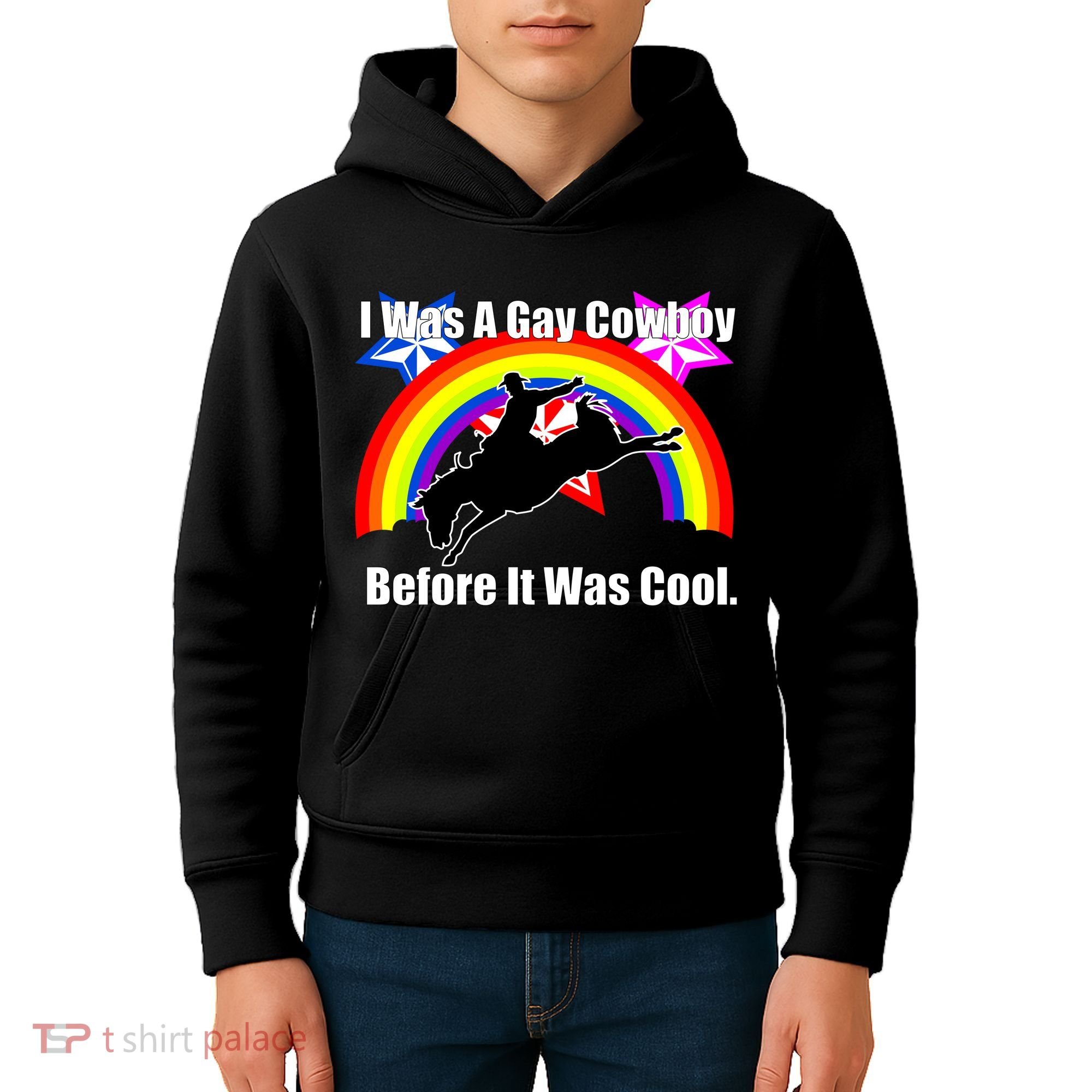 I Was A Gay Cowboy Before It Was Cool Kids Hoodie