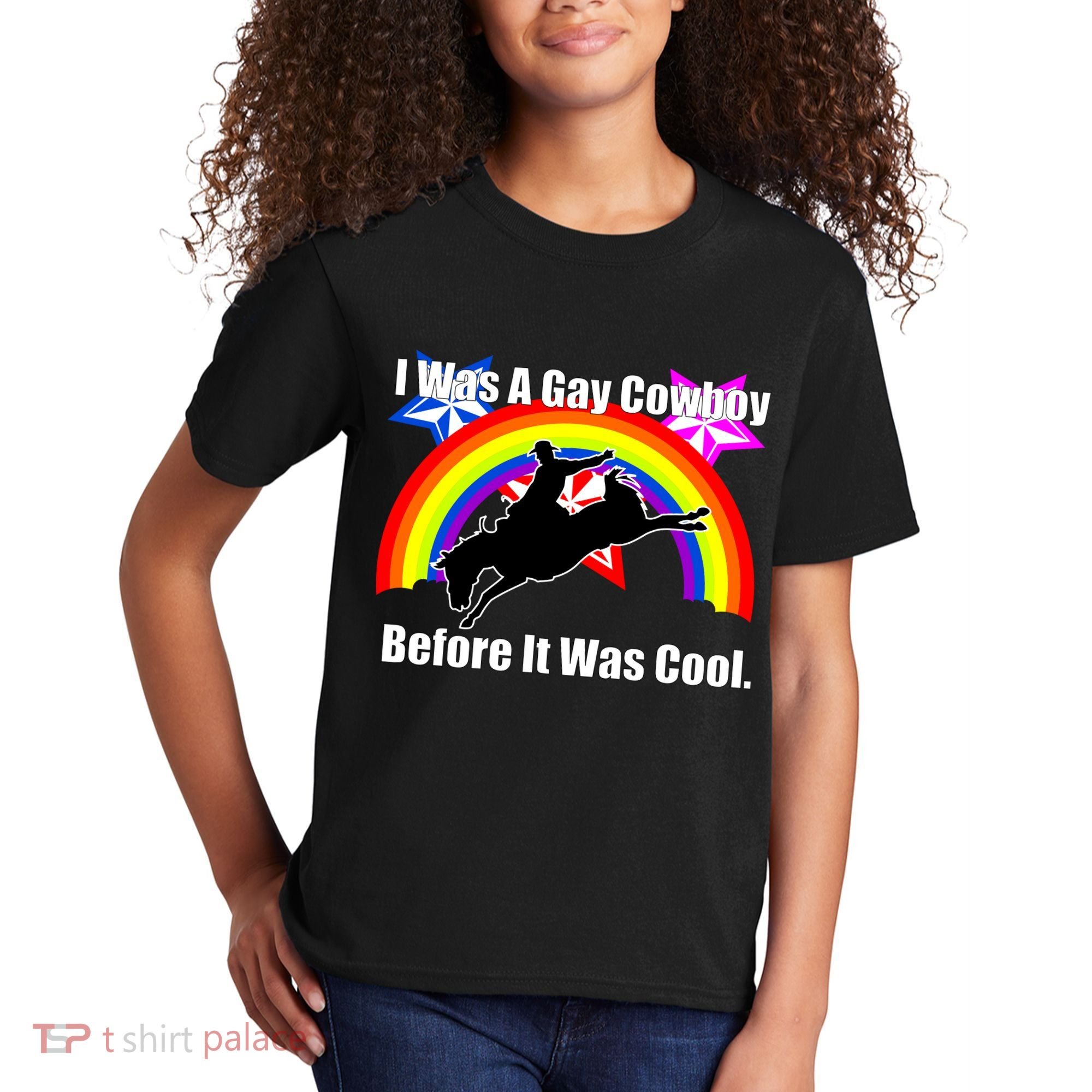I Was A Gay Cowboy Before It Was Cool Kids T-Shirt