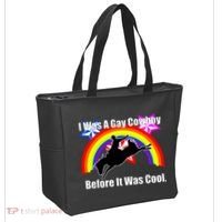 I Was A Gay Cowboy Before It Was Cool Tote Bag thumb 2