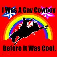 I Was A Gay Cowboy Before It Was Cool Santa Hat thumb 1