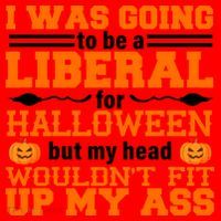 I Was Be A Liberal For Halloween But My Head Would't Fit Up My Ass Santa Hat thumb 1