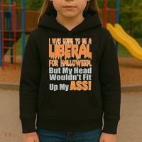 I Was Going To Be Liberal For Halloween Costume Kids Hoodie thumb 3