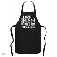 I Was Irish Before It Was Cool Funny Apron thumb 0