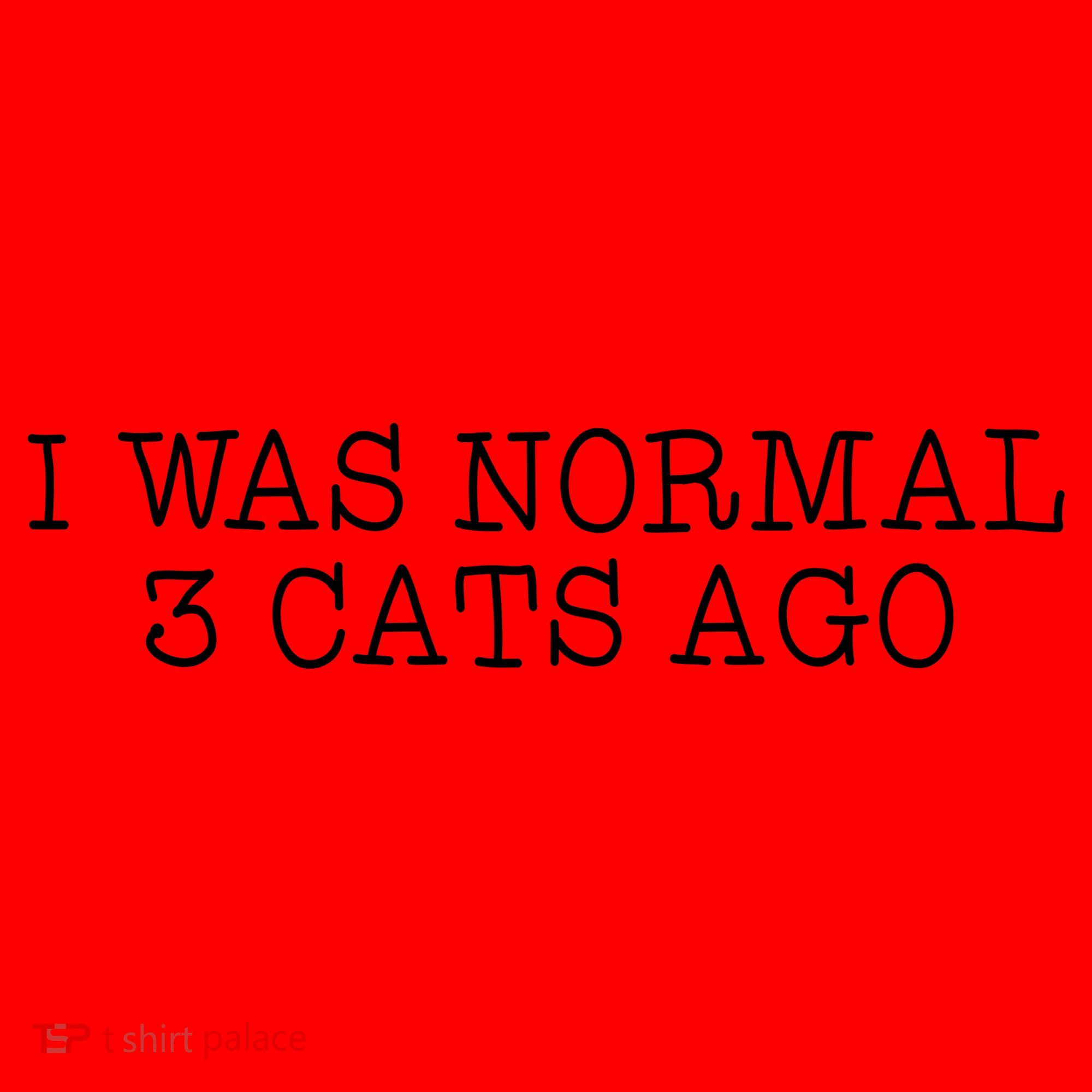 I Was Normal 3 Cats Ago Santa Hat