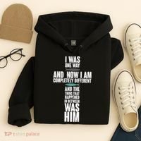 I Was One Way And Now I Am Completely Different Cross Hoodie thumb 4