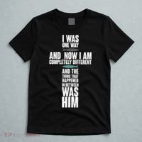 I Was One Way And Now I Am Completely Different Cross T-Shirt thumb 5