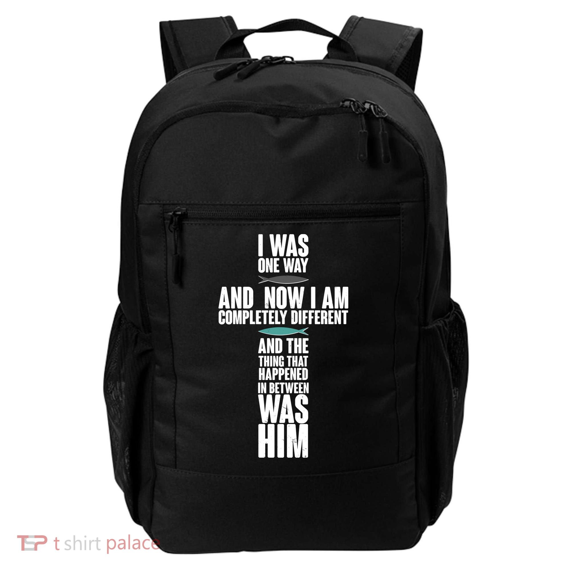 I Was One Way And Now I Am Completely Different Cross Backpack