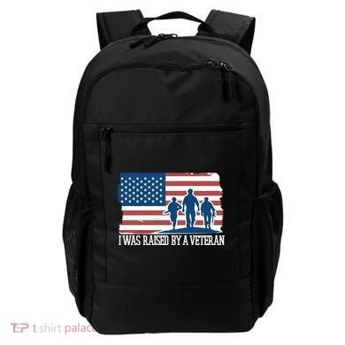 I Was Raised By A Veteran Backpack
