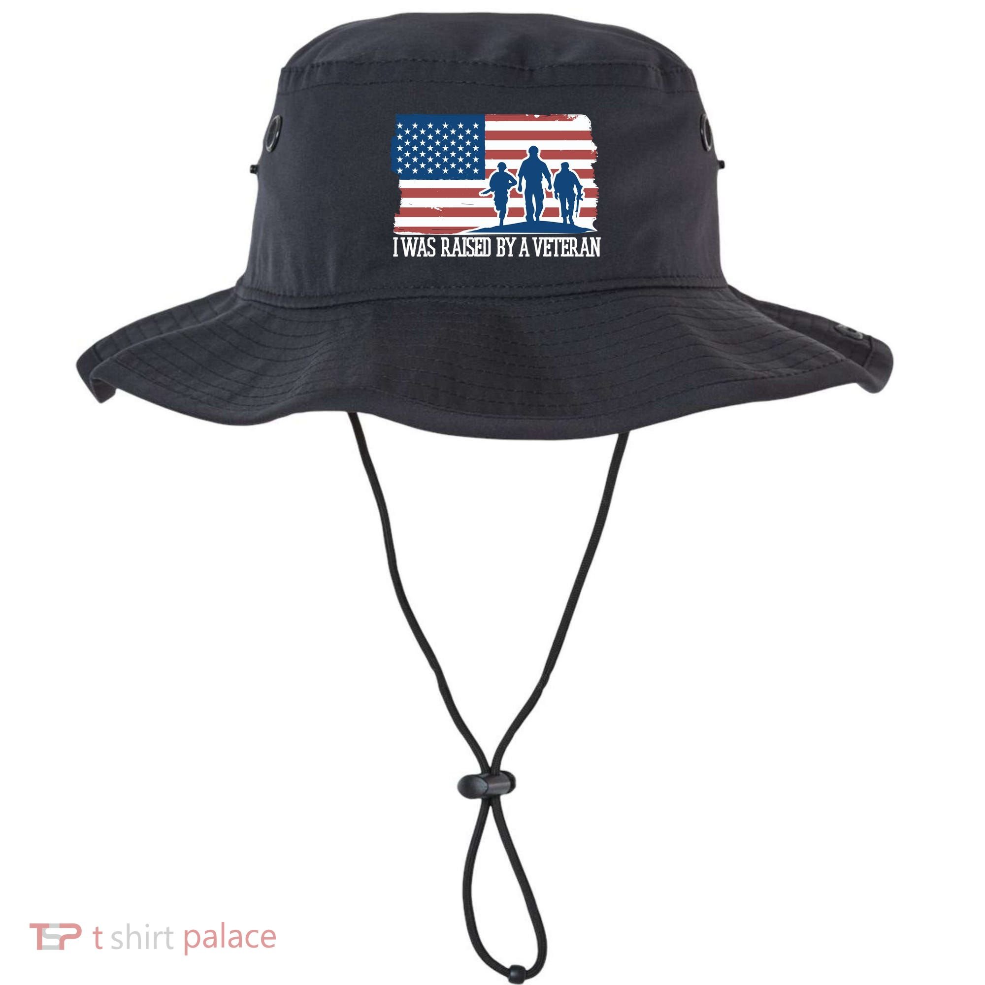 I Was Raised By A Veteran Bucket Hat