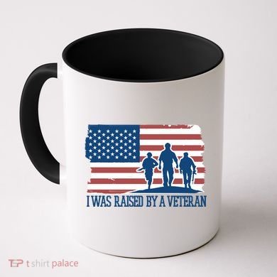 I Was Raised By A Veteran Coffee Mug