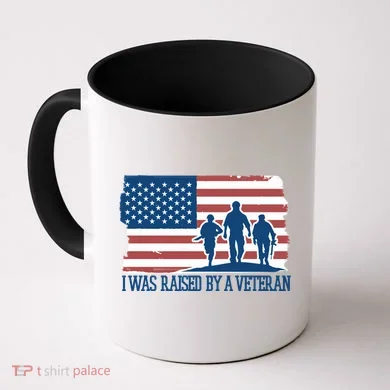 I Was Raised By A Veteran Coffee Mug