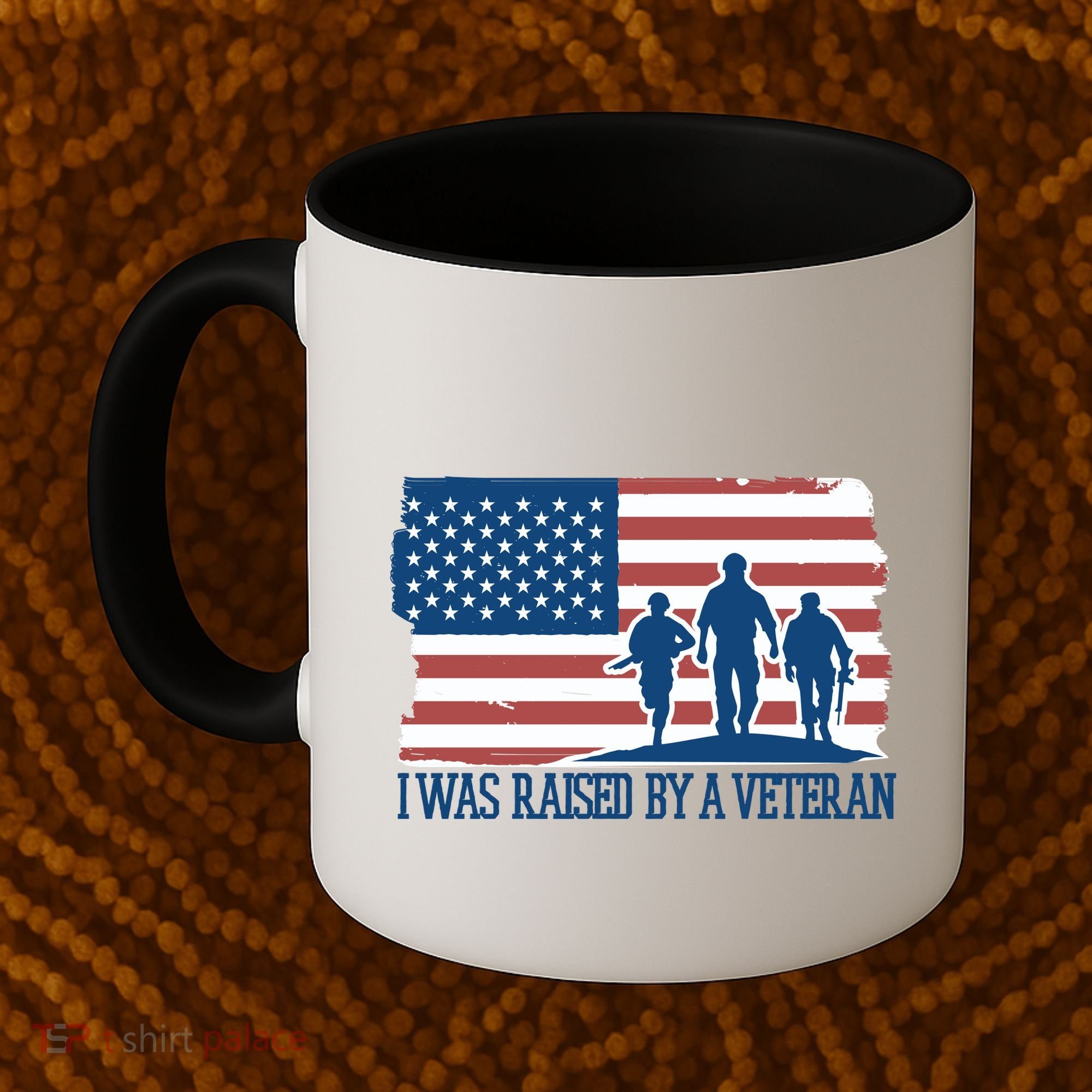 I Was Raised By A Veteran Coffee Mug