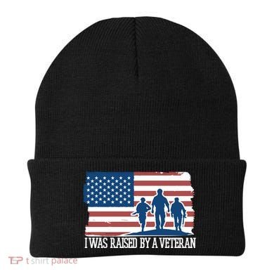 I Was Raised By A Veteran Beanie