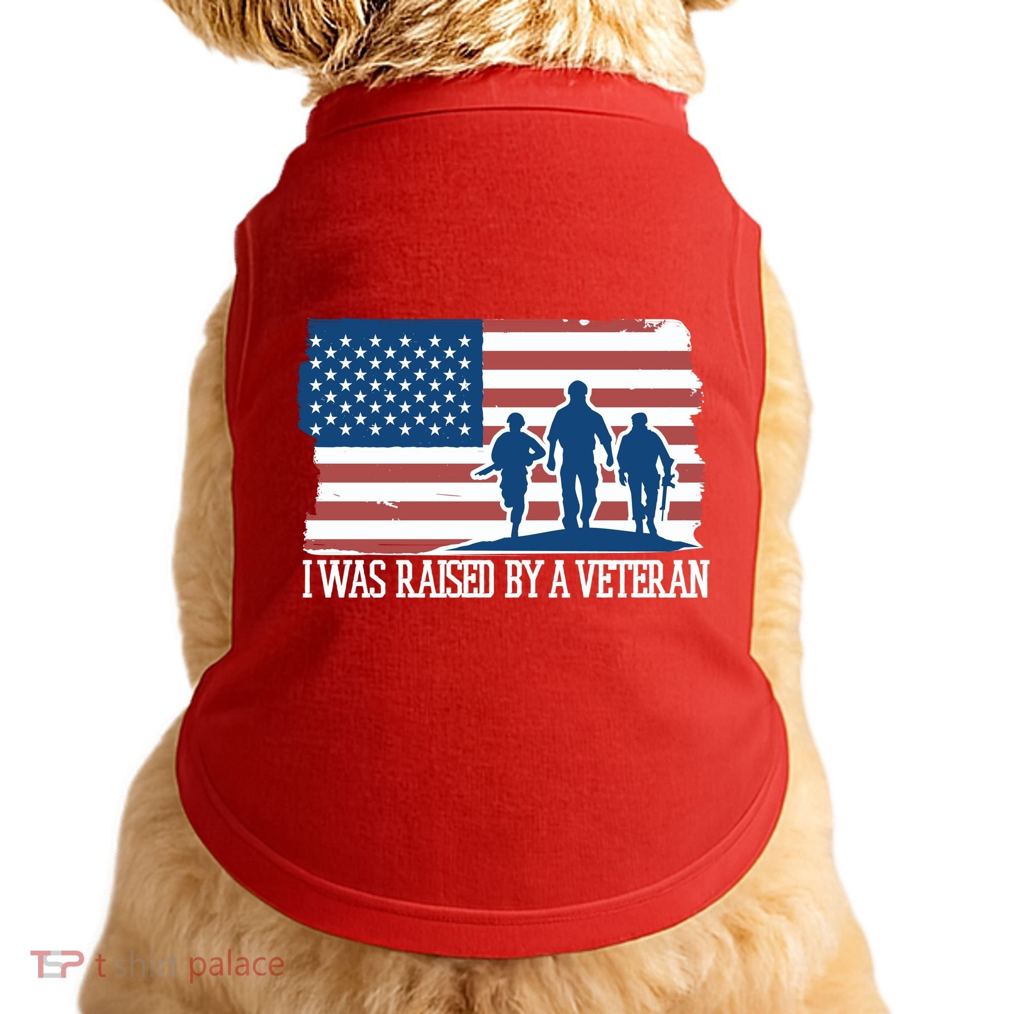 I Was Raised By A Veteran Doggie Tank