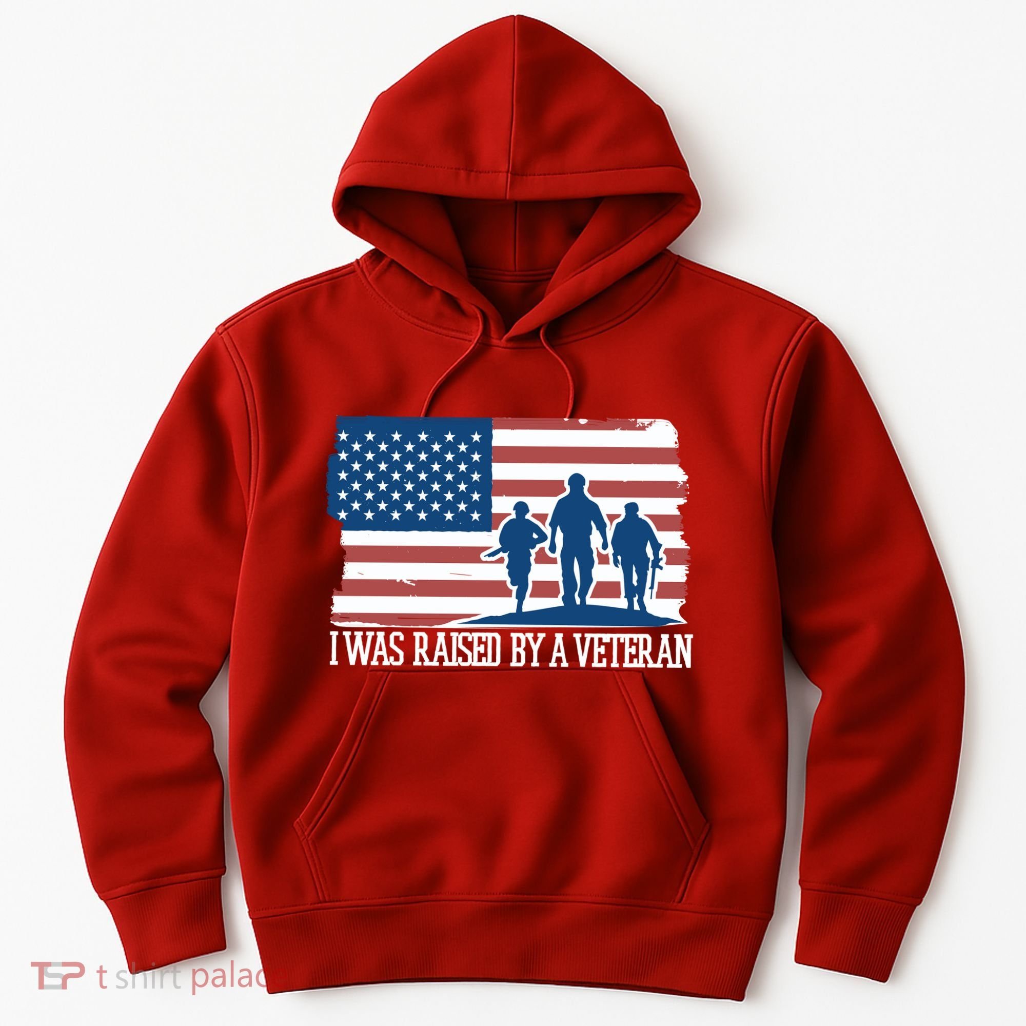 I Was Raised By A Veteran Hoodie