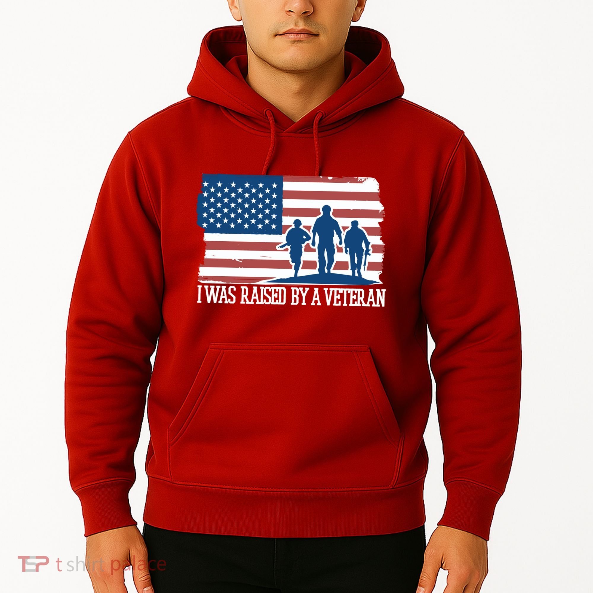 I Was Raised By A Veteran Hoodie