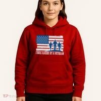 I Was Raised By A Veteran Hoodie thumb 5