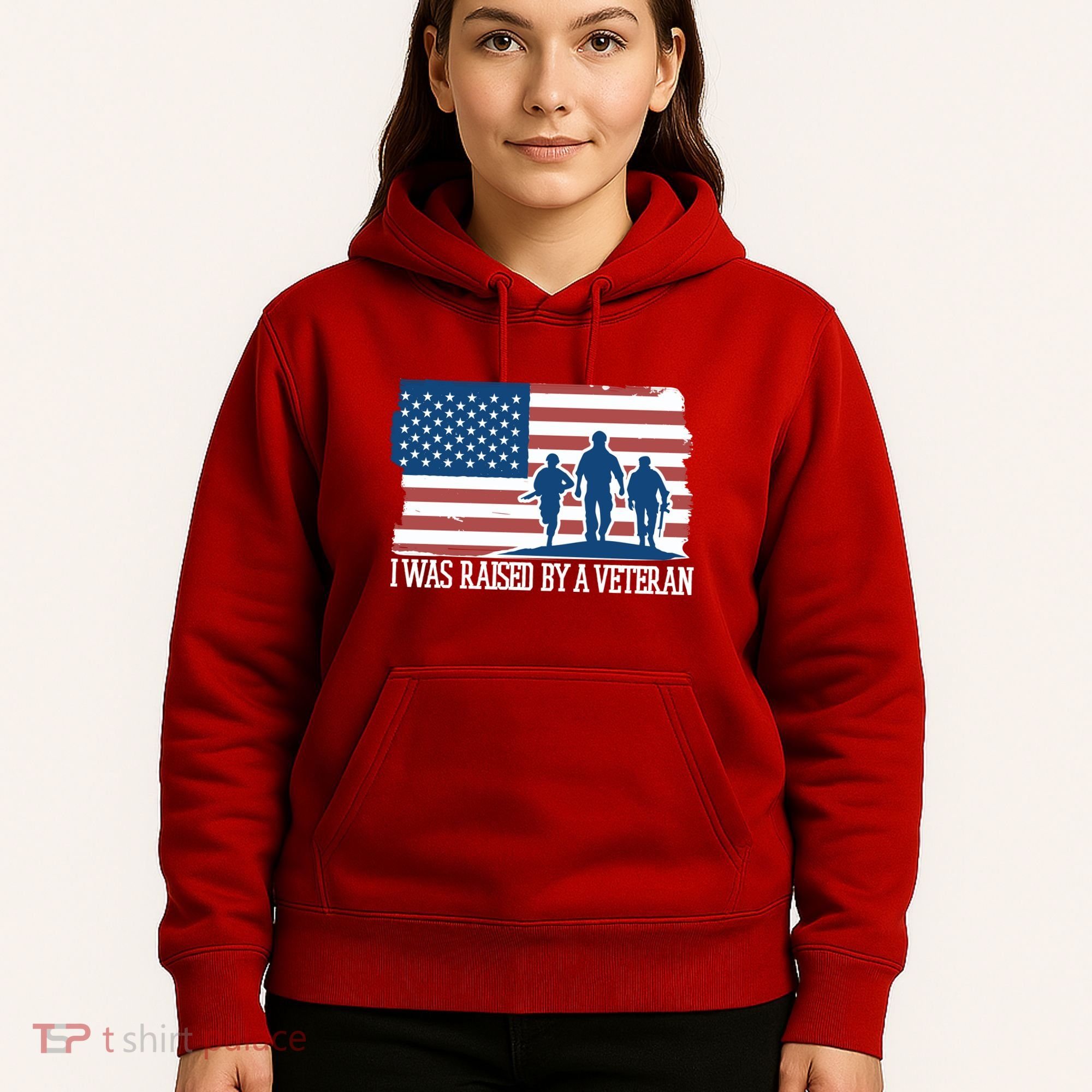 I Was Raised By A Veteran Hoodie