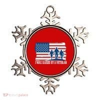 I Was Raised By A Veteran Ornament thumb 0