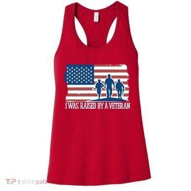 I Was Raised By A Veteran Women's Tank Top