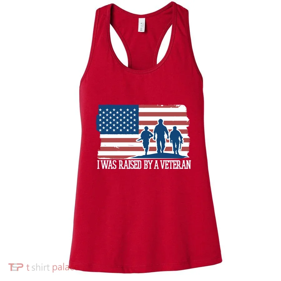 I Was Raised By A Veteran Women's Tank Top