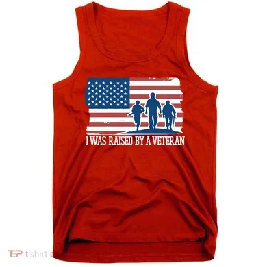 I Was Raised By A Veteran Tank Top