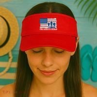 I Was Raised By A Veteran Visor thumb 2